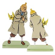 Adventures of Tintin Sceptre of Ottokar Relief Statue
